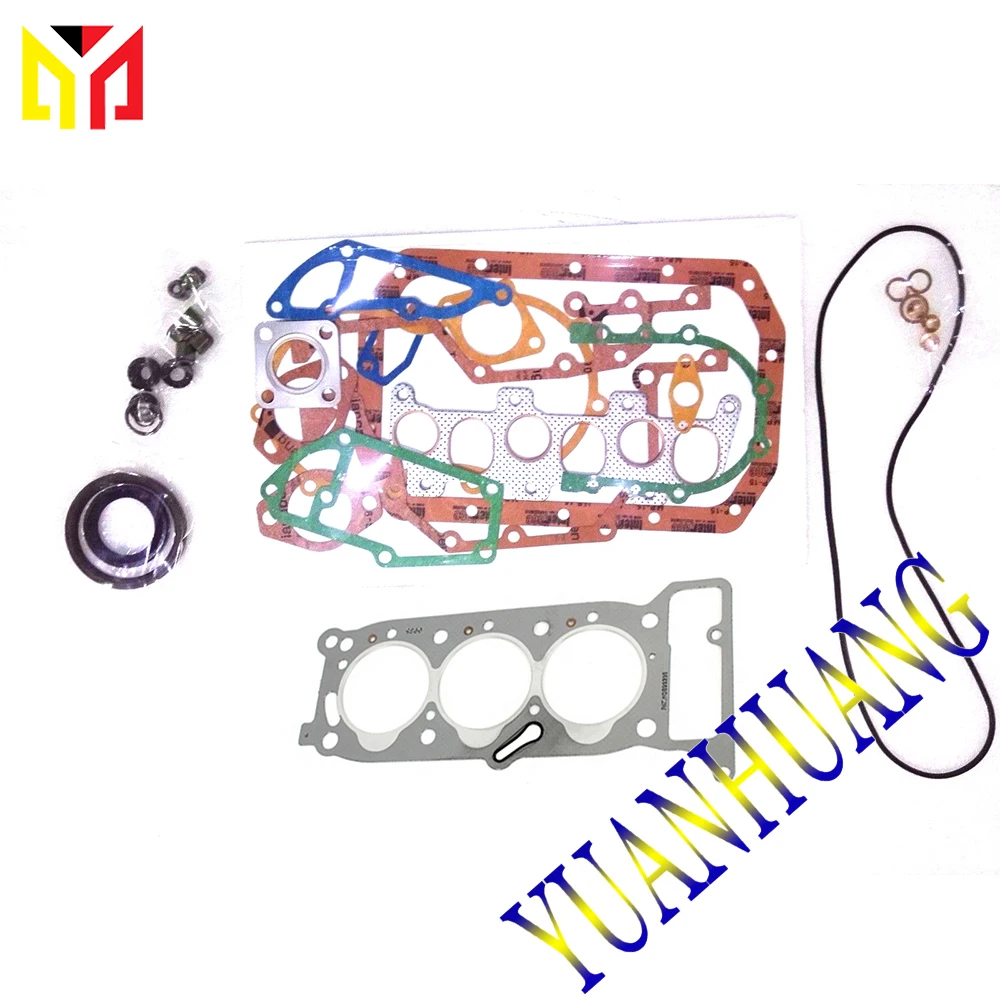 3KR1 Engine Rebuild Kit With Valve & Seat & guide Overhual Repair Gasket Set For ISUZU Diesel Liner Piston Ring Rearing