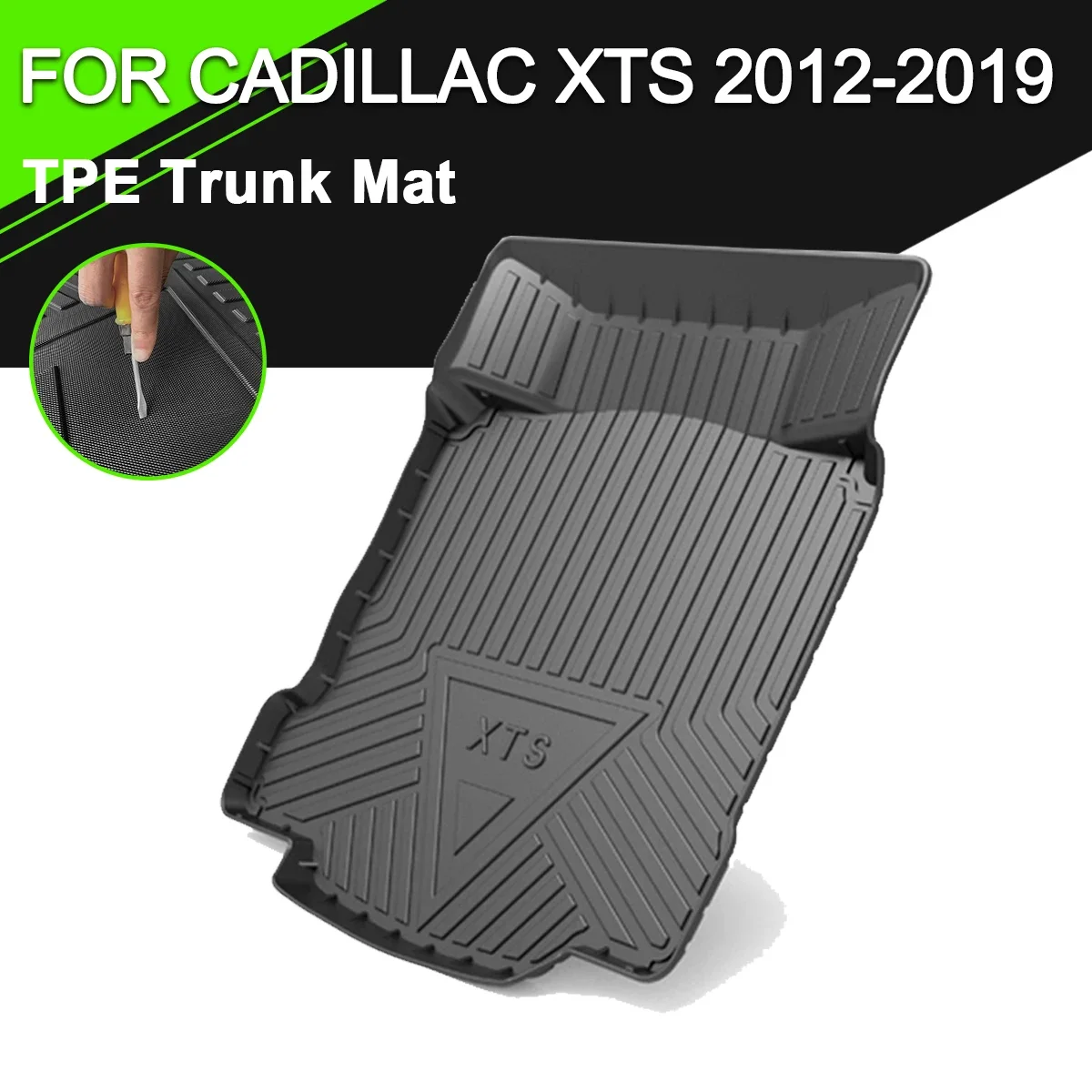 

Trunk Mat TPE FOR CADILLAC XTS 2012-2019 Car Waterproof Non-Slip Rubber Cargo Liner Accessories