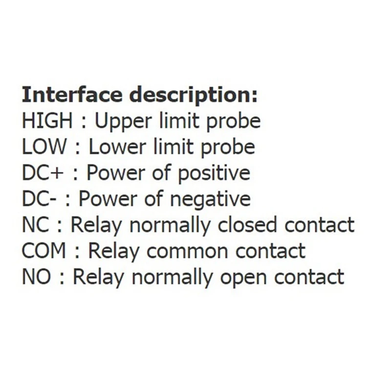 Индикатор высокого среднего и низкого уровня 12 В постоянного тока контроллер уровня жидкости датчик переключатель релейный модуль для аквариума двигателя