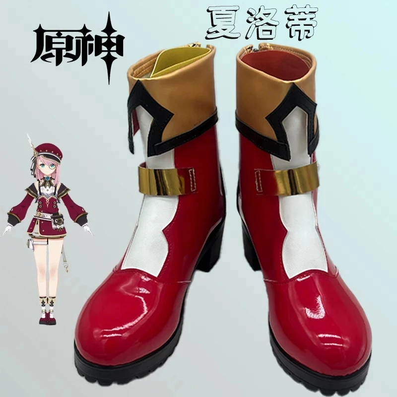 6'h\b-5-e8\v5-game-genshin-impact-charlotte-cosplay-shoes-anime-chinese-style-halloween-for-men-women-boots-party-oud-5'b\7-m'