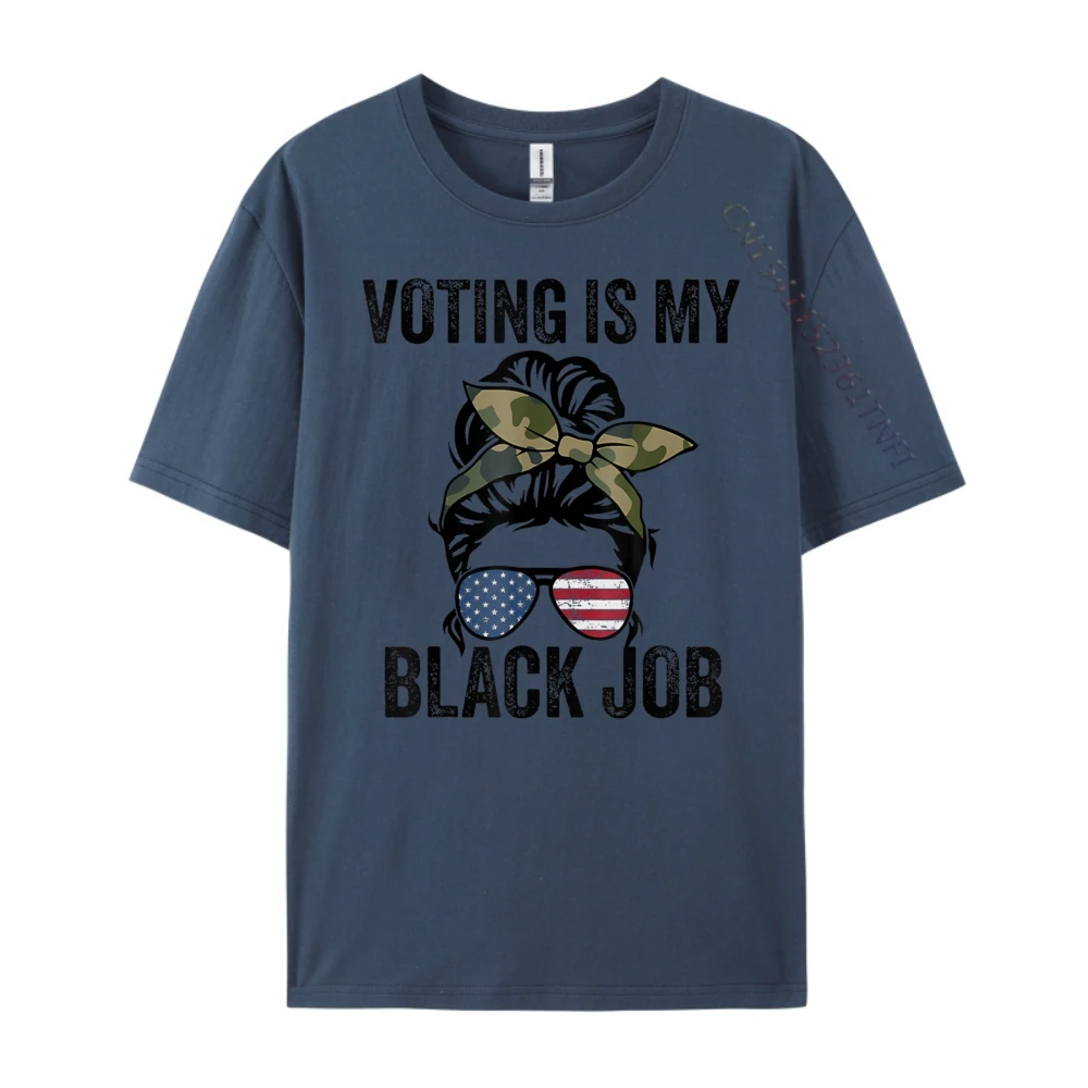 

My Black Job Is Voting America Usa Fall Clothes Aesthetic Original Mens T-Shirts Graphic T-shirts Mardi Gras