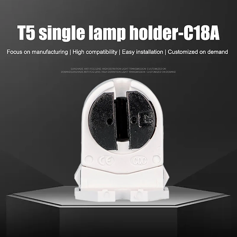 LED蛍光灯チューブ,T5ライトホルダー,耐熱ランプソケット,c18a,ac 500v,2a,アクセサリー,1個