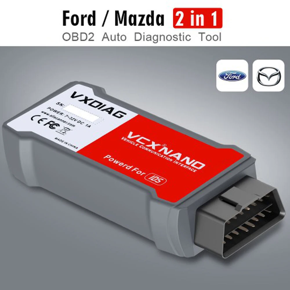 VXDIAG VCX NANO For Mazda/Ford 2 in 1 ECU Programming With IDS V125 Read VIN Clear Code TPM DPF ABS Injector Car Diagnostic Tool view 3