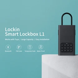 Smart password lock Tuya Smart App Remote Control Key Safe Box Also a Bluetooth Lock Home Hotel Security Code Password Key