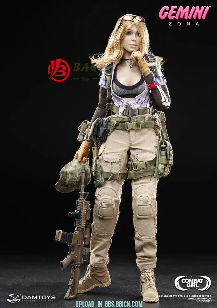 Figuras de acción DAMTOYS, modelo en stock, DAM DCG001, Battle Angel, Zona, 1/6