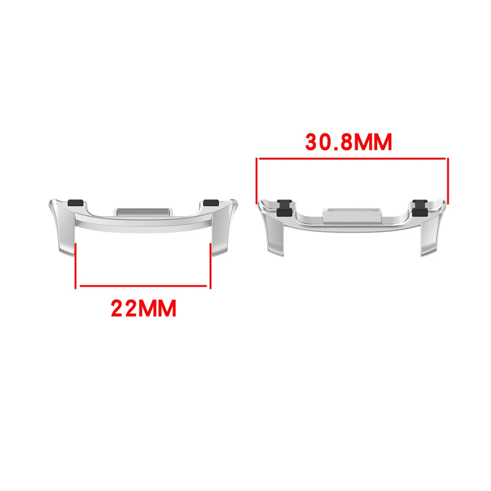2pcs Stainless Steel Connectors for Samsung Galaxy Watch 8 / 8 Classic 20MM 22MM Connector Adapter Strap Bracelet Accessories