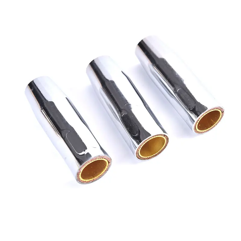 3Pcs Gas Nozzle Euro Style MIG Welding Gun Tip Nozzle Shield Cup for MB 14AK 15AK MIG Welding Torch 53.5mm