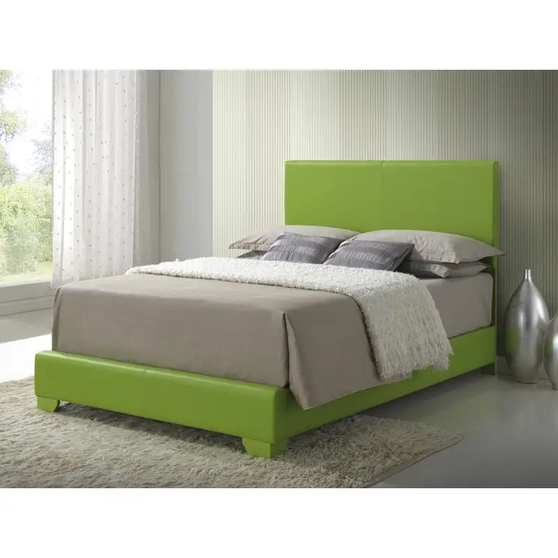 Full Bed, Apple Green, G1807-FB-UP Model, Comfortable and Stylish, Perfect for Bedroom, Space-Saving Design, Great for Kids or