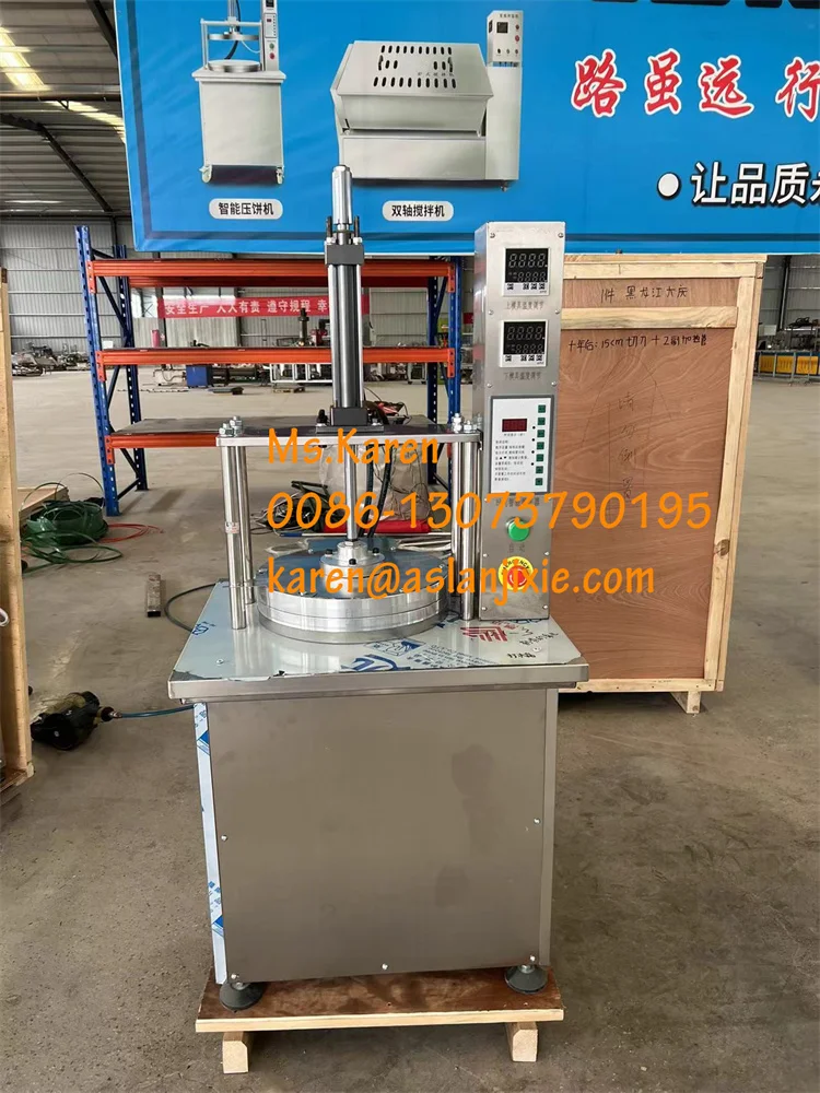 Commerical Hydraulic Type Dough Bread Pressing Machine Crepe Taco Chapati Paratha Making Machine images - 6