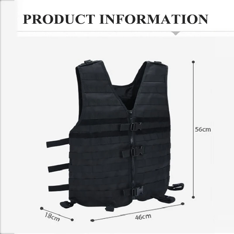 Quick Release Disassemble Lightweight Tactical Vest MOLLE Training Suit Military Airsoft Combat Hunting Paintball Field Jacket