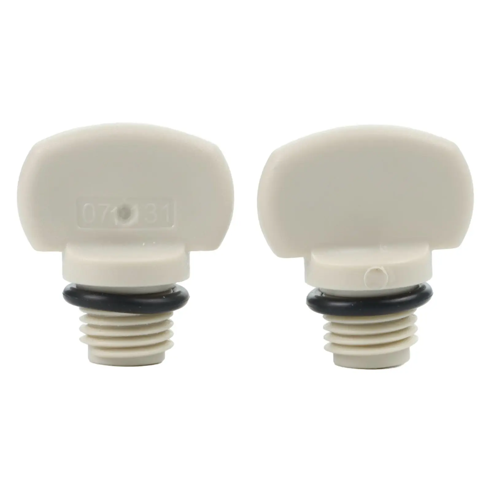 2 Pcs Plastic Drain Stopper With O-Ring 071131-192115 For Pentair Pool Pump Plumbing System Leak Prevention Accessories