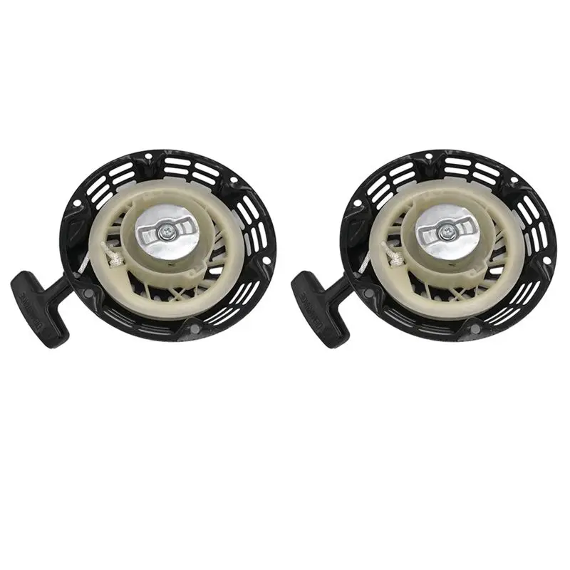 

Стартер ручной с обратным ходом ABKU-2X черного цвета для Honda GX160 GX200 5.5HP 6.5HP, для триммеров, газонокосилок, бензопил