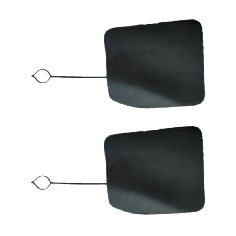 New2x Rear Bumper Tow Hook Eye Cover Trim Trailer Cover Cap For Nissan Qashqai J11 2015-2018 85071-DF30A