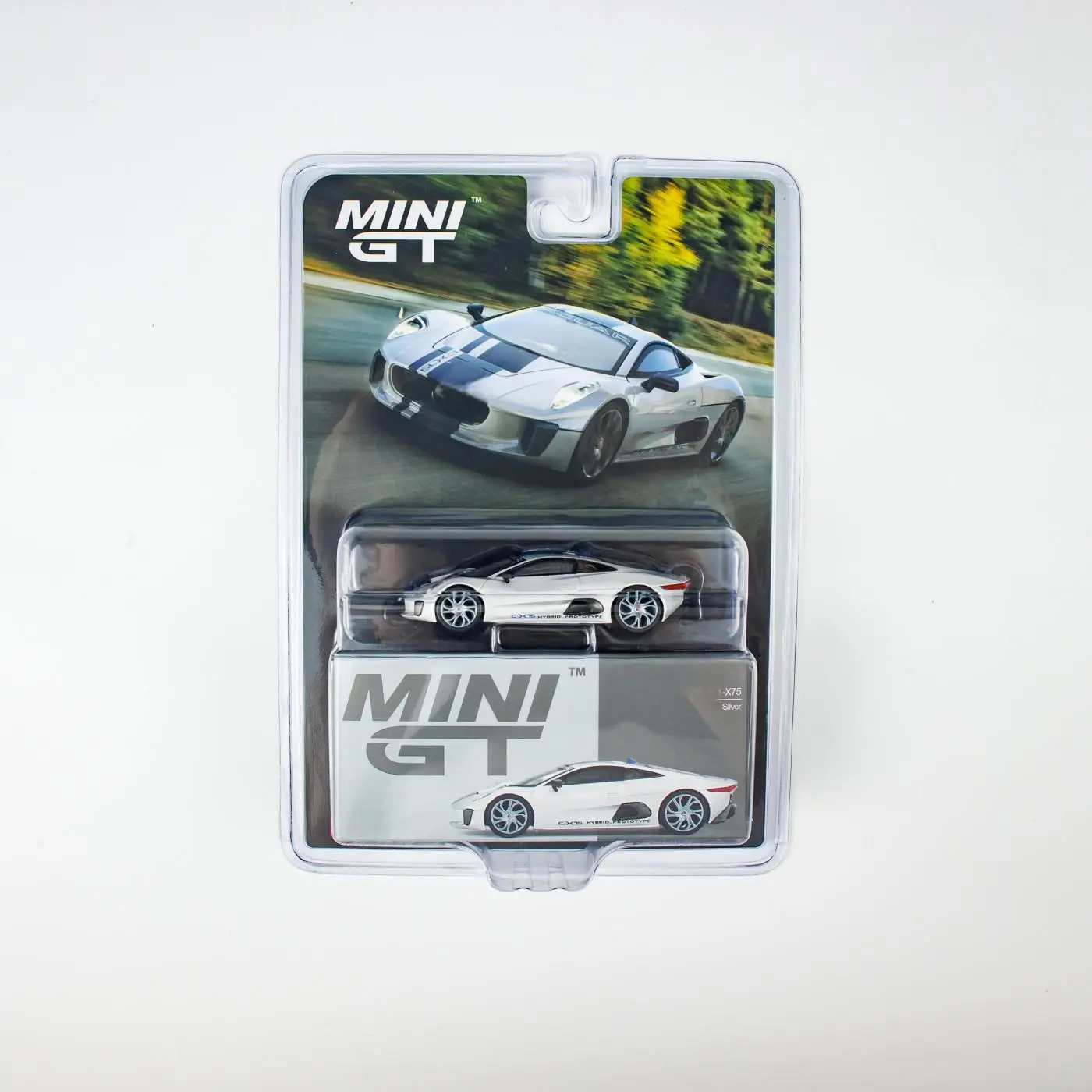 

TSM MINI GT 1:64 #960 C-X75 Silver Blister Packaging Die-cast alloy car model gifts