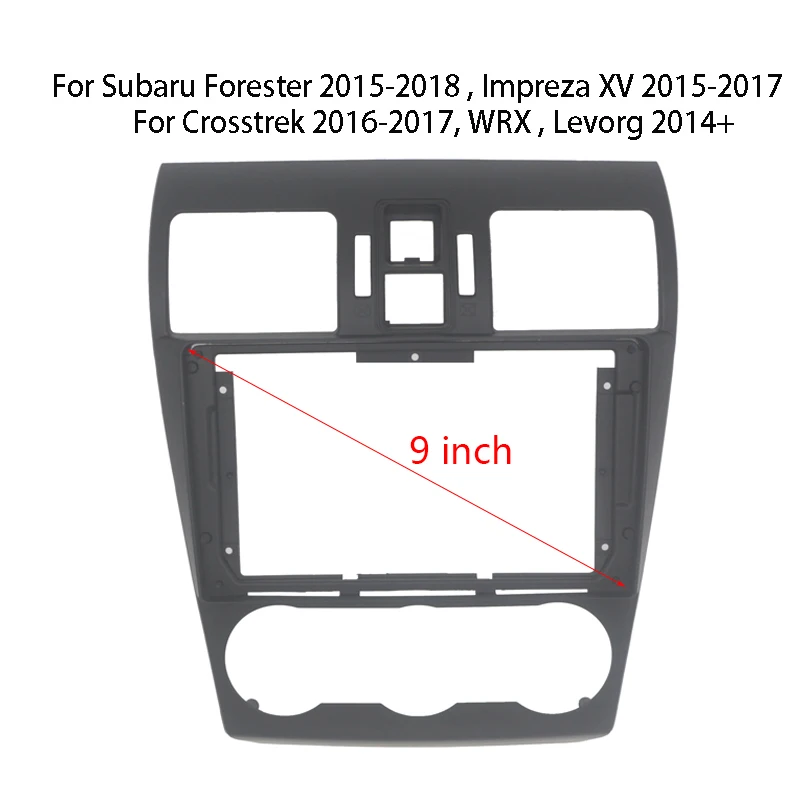 

Автомобильная радиоустановка 9 дюймов для Subaru Forester/Impreza XV/Crosstrek/WRX/Levorg