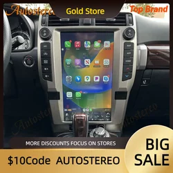 256G Android13 Vehicle Screen For TOYOTA 4 Runner 2010-2024 Car GPS Navigator Auto Stereo HeadUnit Multimedia Player Tesla Radio