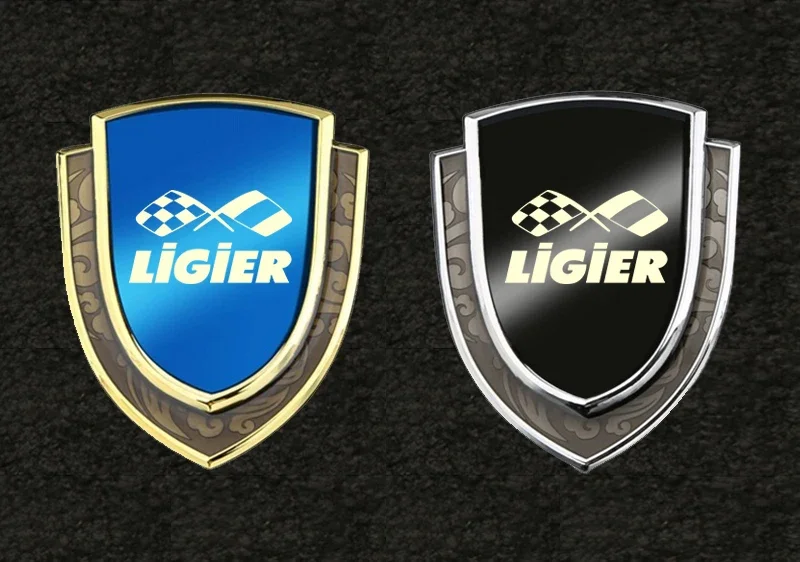 car stickers 3D metal accsesories auto accessory for ligier js50 L js2 js60 jsrc jsp4 X-TOO