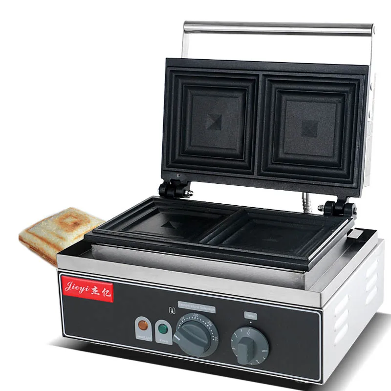 Commercial waffle maker machine electric breakfast sandwich panini machine