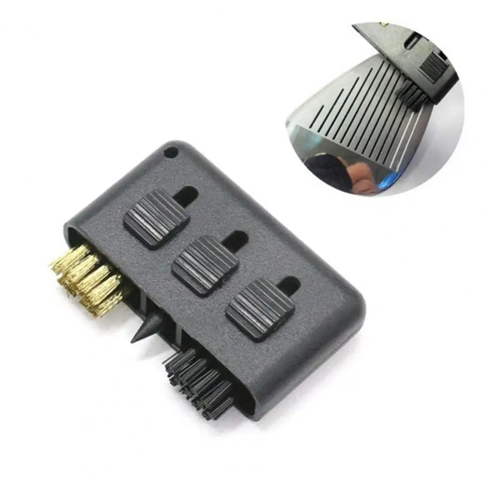 

Practical Easy to Carry Compact Size Lightweight Golf Ball Club Cleaner Brush Golf Cleaner Effective