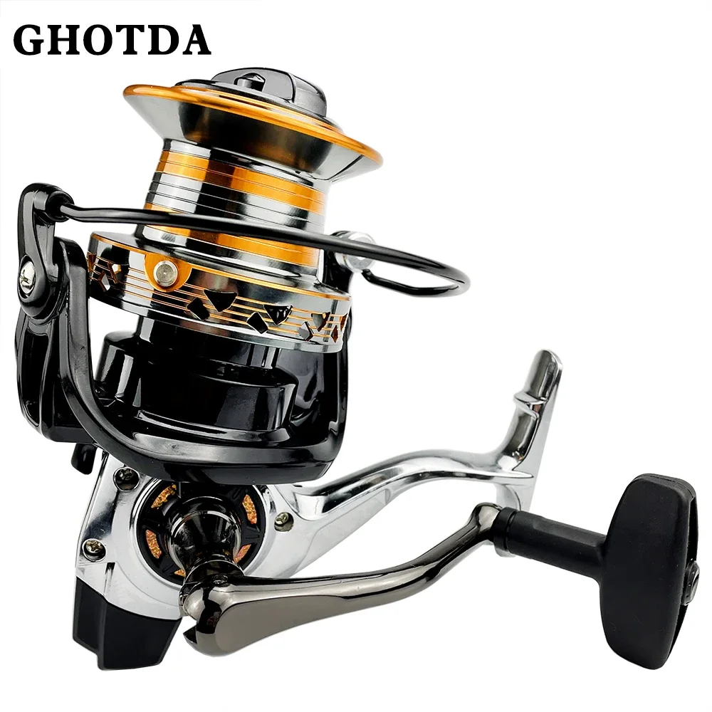 

Big Fishing Reel Strong Drag Spinning Reel Carp Carretilha De Pesca Molinete Olta Makaralar Reels Trolling Accesorios Mar