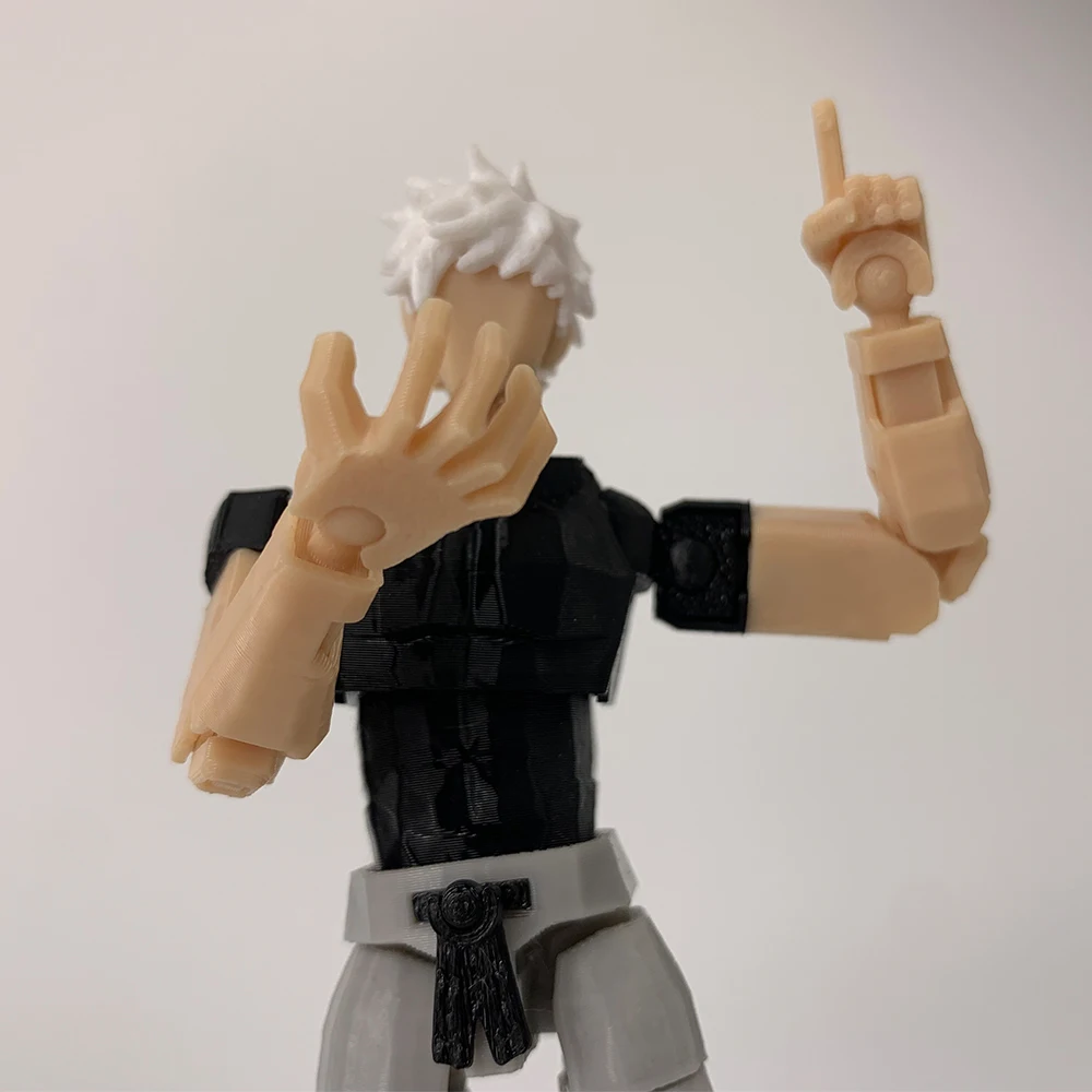 3D Imprimé kelme jujutsu kaisen gojo satoru Anime multi-jointed shapeshift toys Akció Számolás Kirakatbábú manöken Dísztárgyak ajándékok