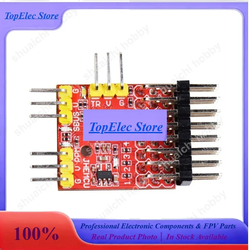 TopEssJHEMCU 8Channels 3.3-20V 15mA SBUS UART PPM PWM Signal Conversion Module Programmable 32bit Converter For RC FPV Drone Rec
