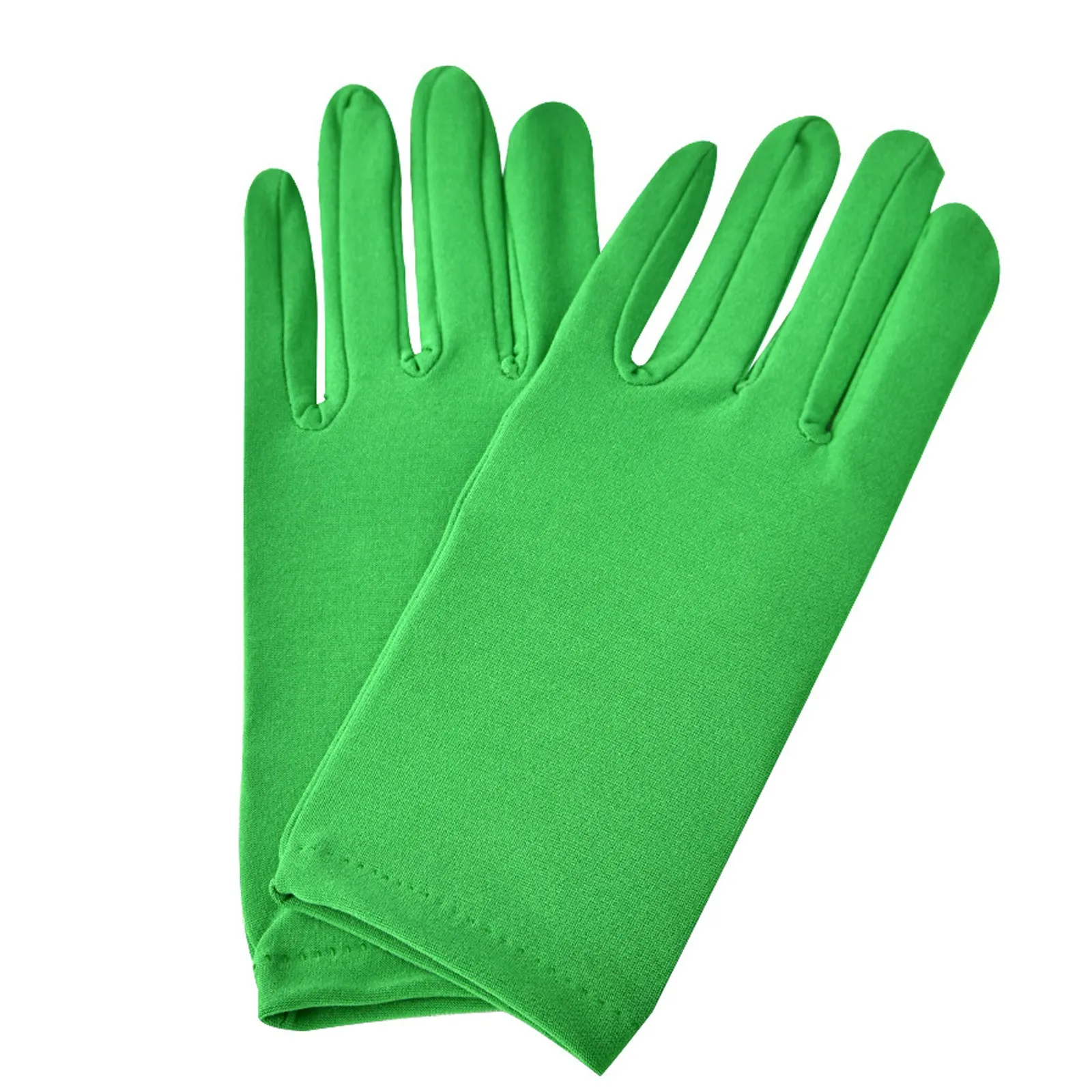 Fashion Spandex Elasticity Opera Short Gloves Solid Party Prom Etiquette Performance Props Jewelry Inspection Working Gloves - view 4
