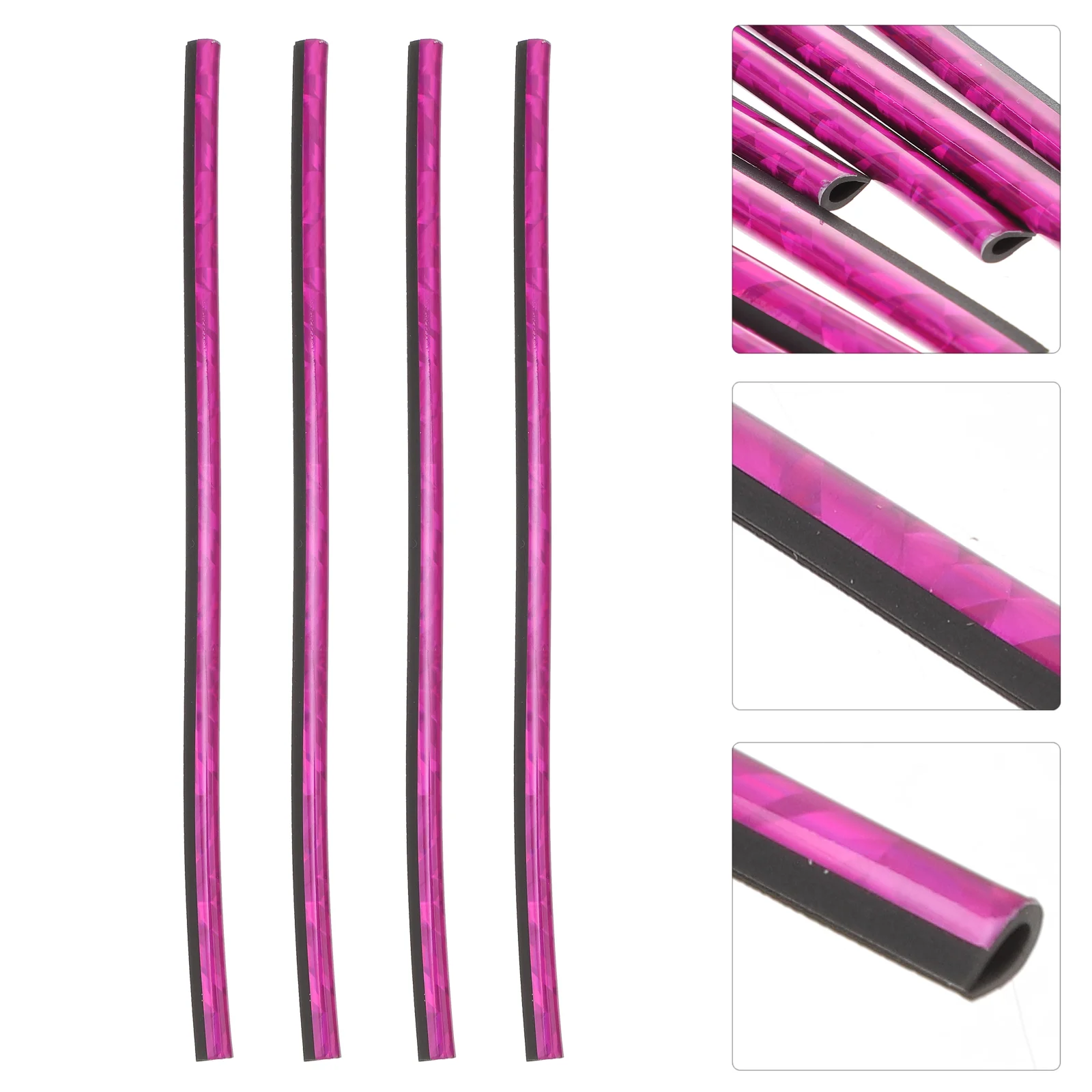 

10 Pcs Decor Air Outlet Decorative Strip Vehicle Clamp Auto Conditioning Trim Decorate Car Strips Vent Rosy Supplies