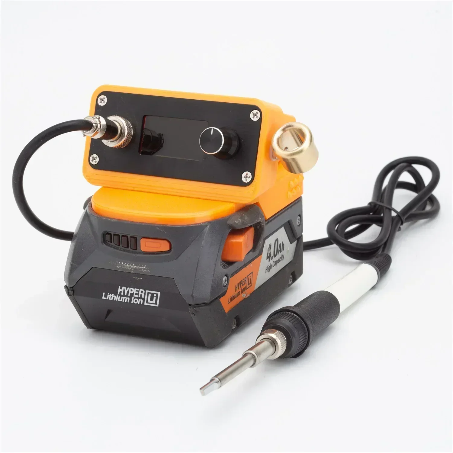 OLED T12 Cordless Soldering Iron Station For Ridgid AEG 18V Max Lithium Battery Electric Solder (Batteries not included)