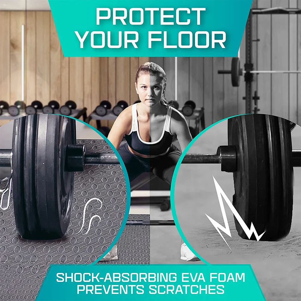 4~24Pcs Eva Foam Mat Anti-Slip Mat Home Rug Gym Puzzle Exercise Floor Mat Baby Foam Play Interlocking Floor Mat for Home Workout