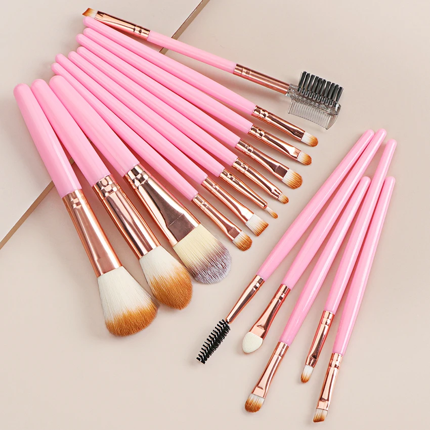 SAIANTTH 16pcs professional makeup brushes set foundation eye shadow powder blush lip eyelashes eyebrow eyeliner cosmetic tool