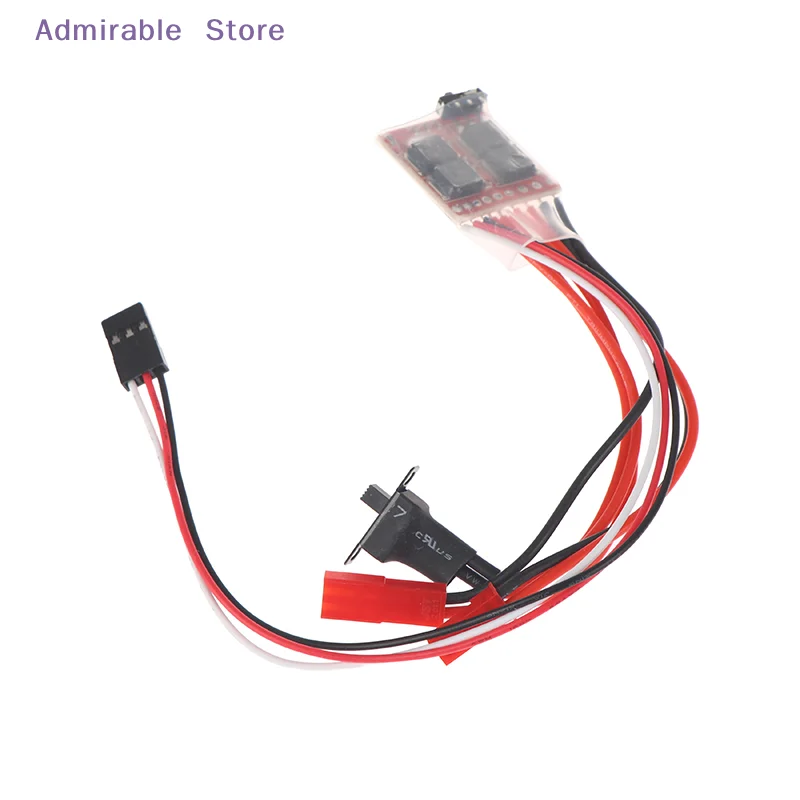 wMicro ESC 10A 15A 20A 30A Brushed ESC RC ESC Electric Speed Controller For DIY Mini 1/16 1/18 1/24 RC Car Boat Tank W/Brake