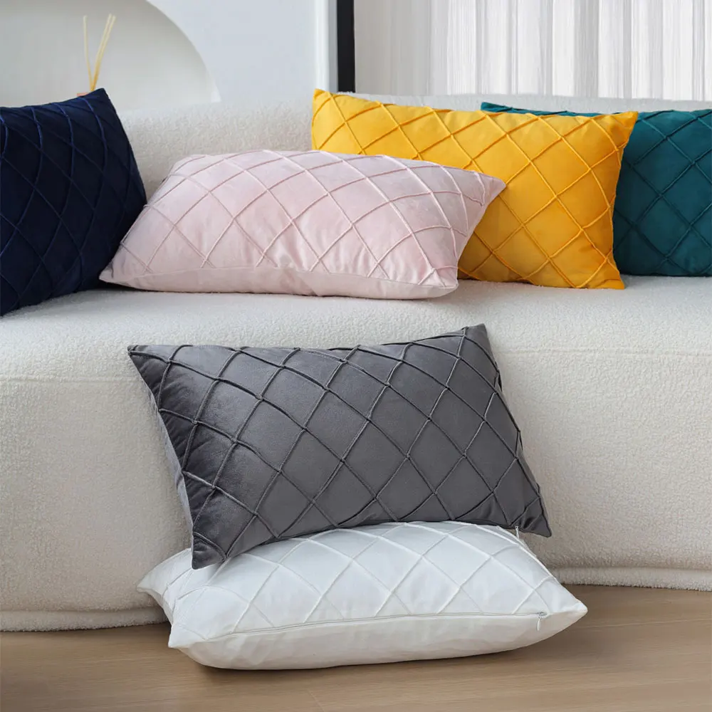 Various Color Pillow Cover Ultra Soft Decorative Sofa Throw Cushion Cover Pillowcase Living Room Funda Cojin 30x50 Rectangular