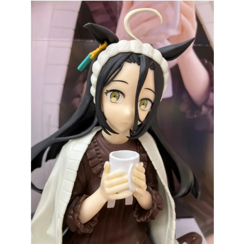 12 سنتيمتر اليابان بانداي الأصلي أنيمي نموذج جائزة الشكل الاسترخاء الوقت Umamusume جميلة ديربي مانهاتن مقهى هدية الكريسماس لعبة للأطفال #6
