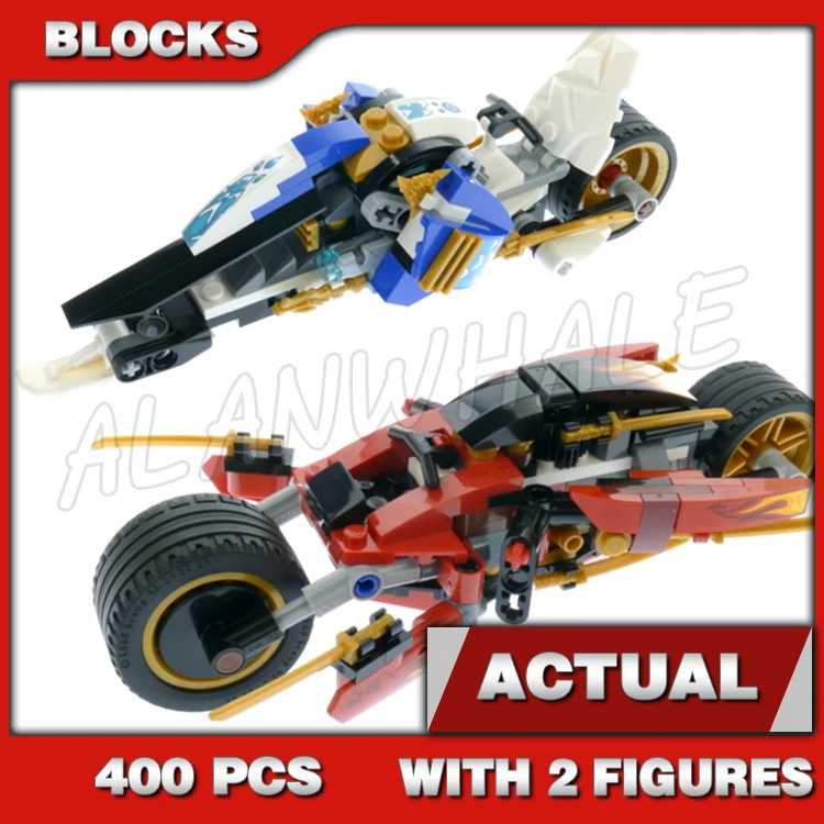 400 stks Blade Motorfiets Sneeuwscooter Racing 11161 Bouwstenen Monteren Sets Bricks Compatibel met Model