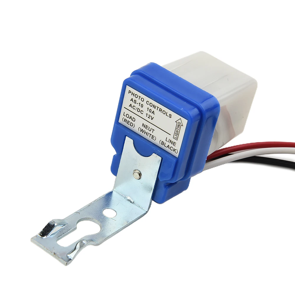 Automatic On Off Photocell Street Lamp Light Switch Controller DC 12V 50-60Hz 10A Photo Control Photoswitch Sensor