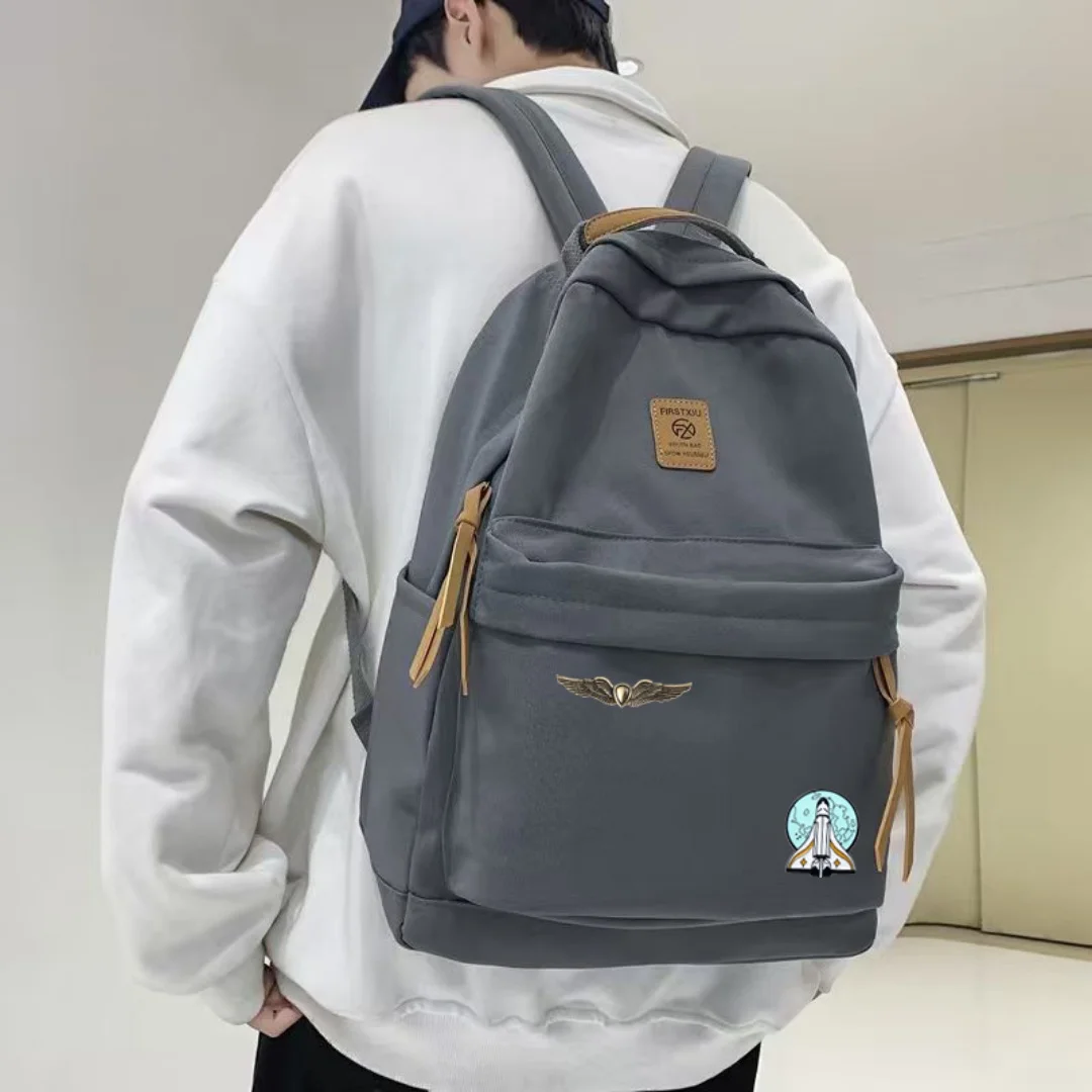 جديد الرجال النساء فانتازيا حقيبة كتف مدرسية إيلي تأثيري حقيبة الظهر الكبار السفر في الهواء الطلق حقيبة الظهر بروش دبوس اكسسوارات الهدايا #5