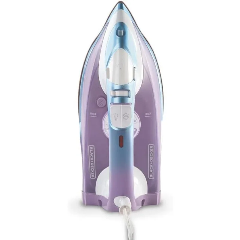 Iron,Ceramic Infused Soleplate & Anti-Drip Function with Auto Clean and Auto Shut-off, 50%Smoother Glide for Fabric Wrinkles