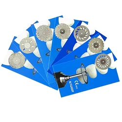 AG 1PCS Dental lab Double Sided Diamond Cutting Disc for separating polishing ceramic crown plaster or jade