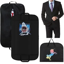 Dustproof Clothes Cover Coat Storage Bag Hanging Suit Coat Dust Cover Color Print Garment Bags Moisture-Proof Clothing Organizer