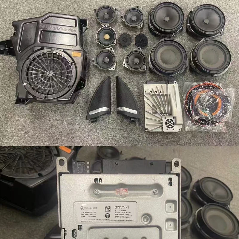 For Harman Kardon Car Audio System for Mercedes GLE GLS W166 W292 Used ABS Horn Audio Amplifier Control Unit Woofer Design Logic