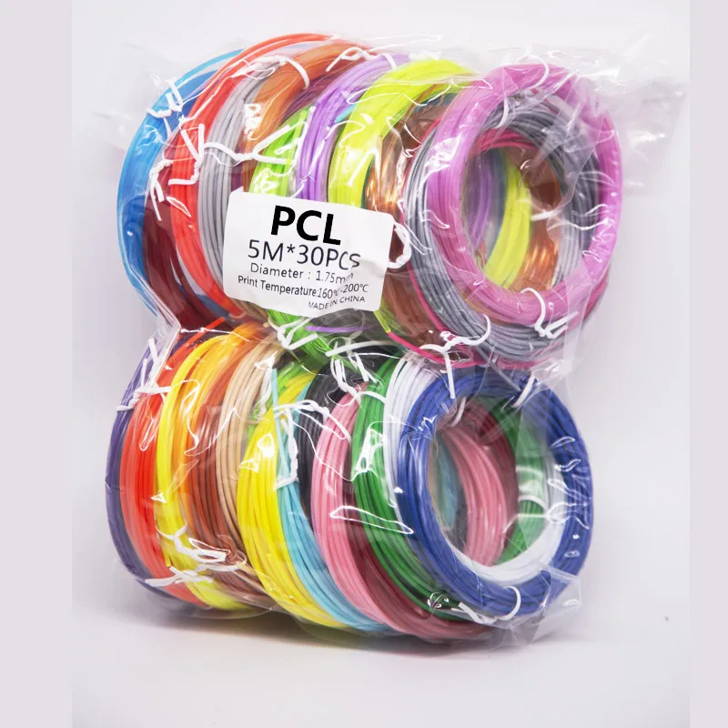 PCL low-temperature 3D printing pen special filament, diameter 1.75 mm, 10, 20,30 colors do not repeat. Low temperature safe #6