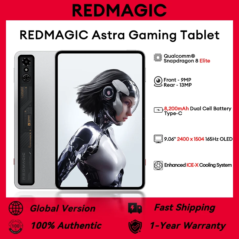 النسخة العالمية Redmagic Astra Gaming Tablet NP05J #1