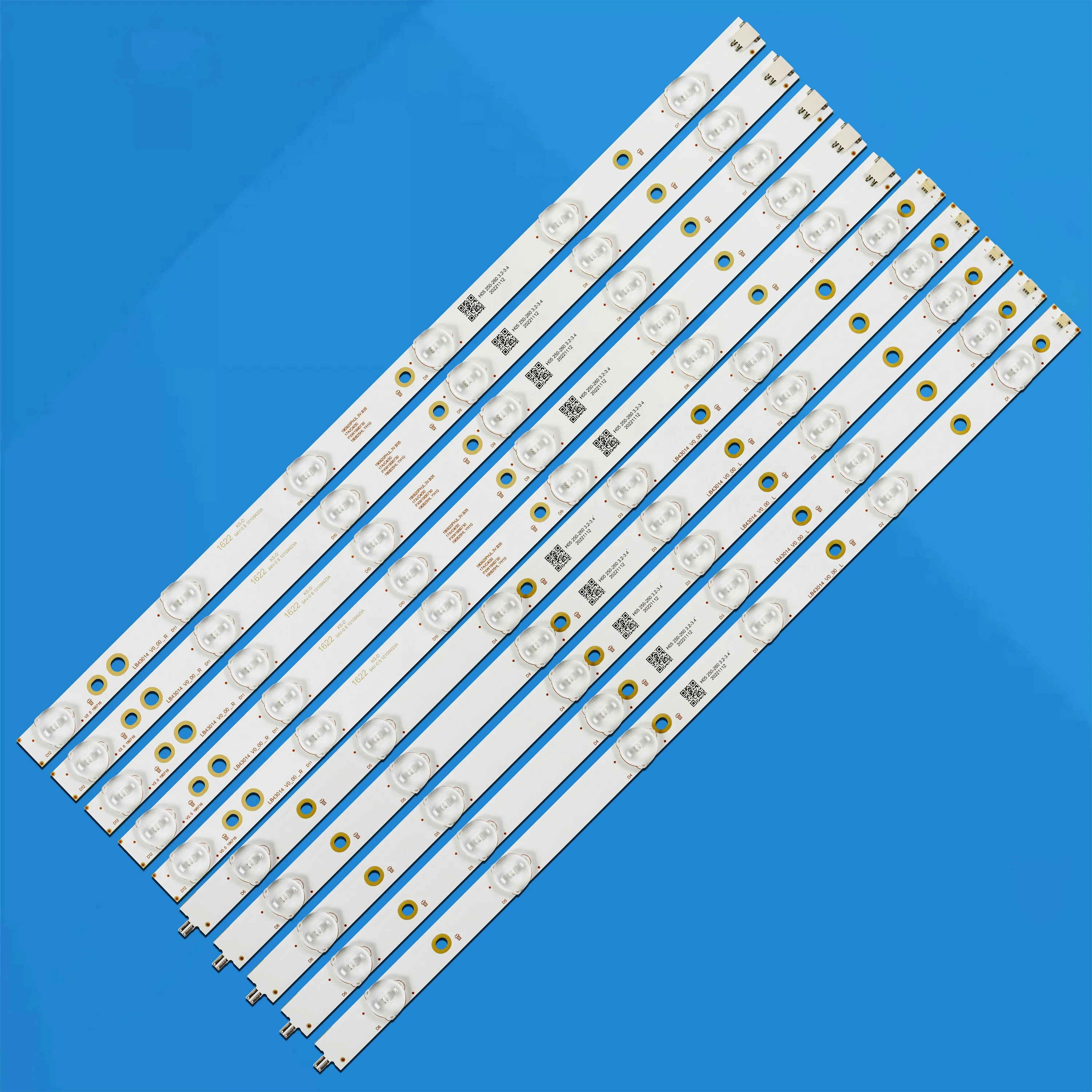 

9/18/45kits LED Backlight 12 Lamp strip LB43014 For 43PUS6501 43PUH6101/88 43PUS6101 43PUS6201/12 43PUS6201 43PUS7202 43PUH6101