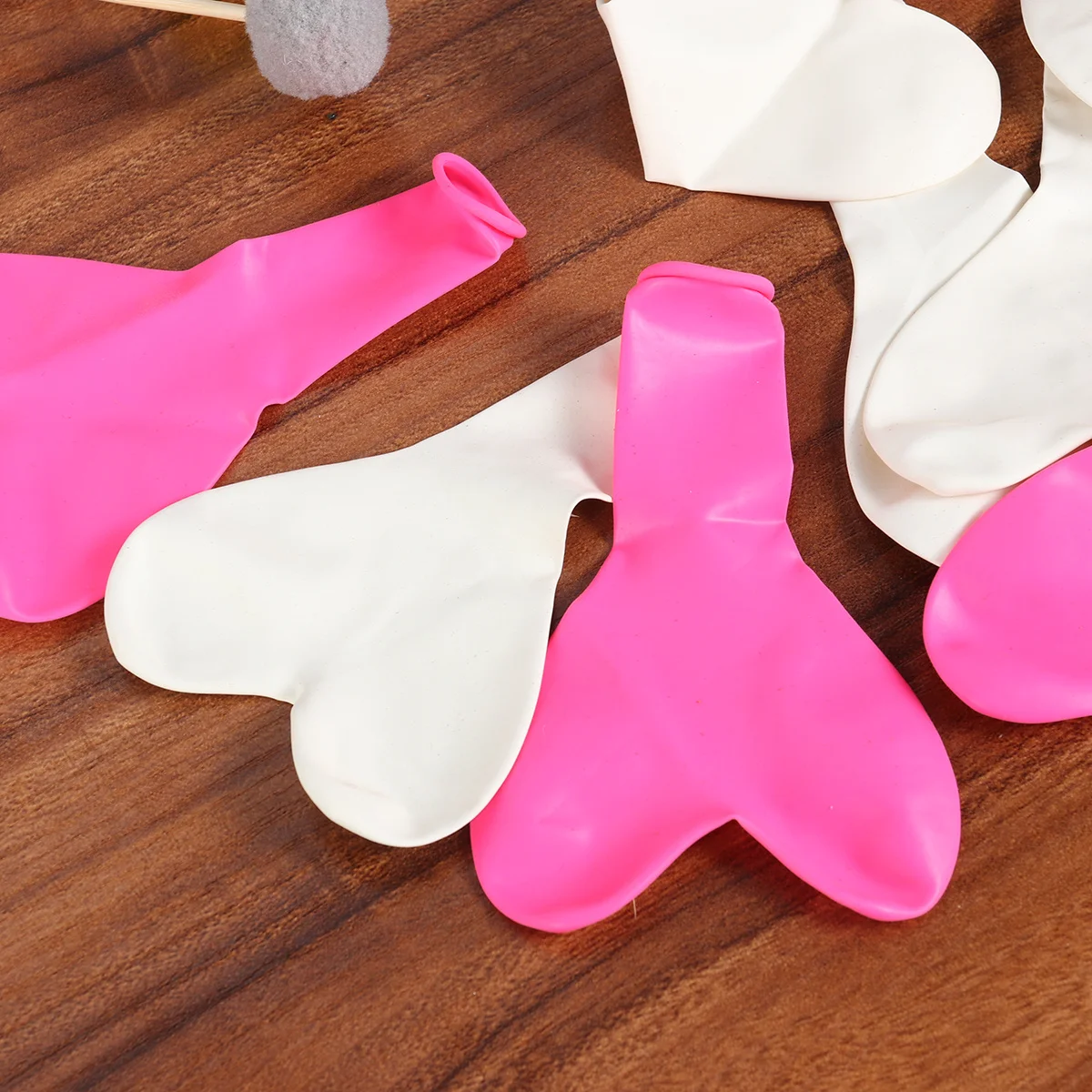 

50Pcs Heart Shaped Balloon Pink White Latex Shower Anniversary Decor Heart Shaped Balloon Ballon for Wedding