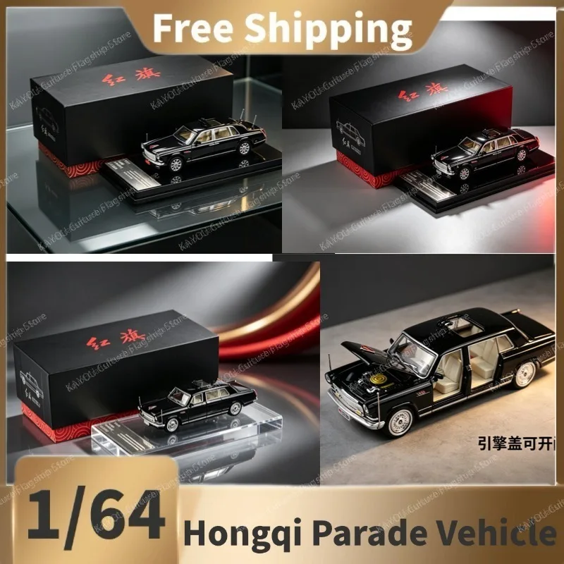 （In Stock）XCARTOYS 1/64 Hongqi L5 Protocol Car Miniature Model - Alloy Vehicle Model, Boys' Toy