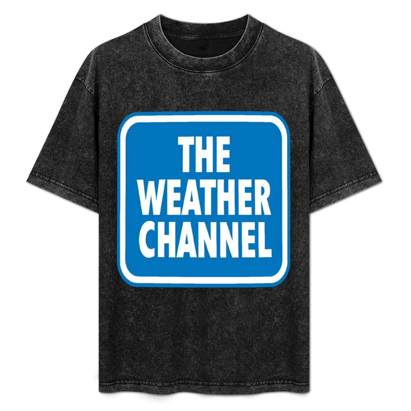 

THE WEATHER CHANNEL T-Shirt Retro Style Print Casual Top