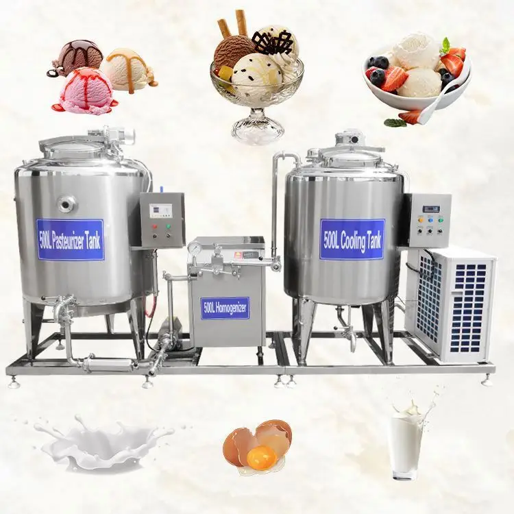 China Manufacture Factory Price Complete Ice Cream Plant Ice Cream Production Line