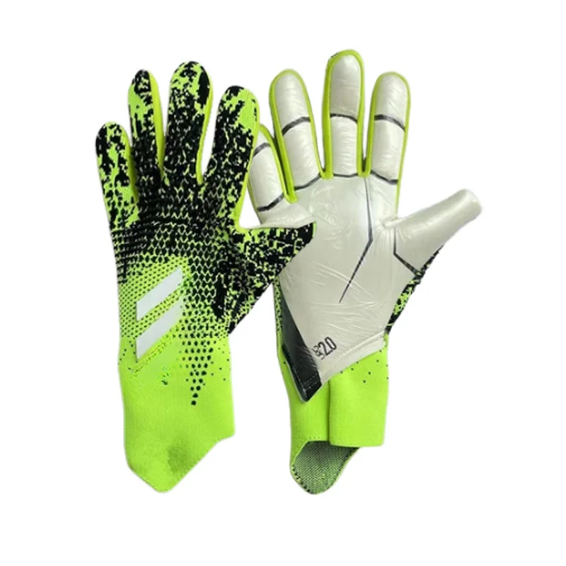 2024 New Latex Goalkeeper Gloves Thickened Football Professional Protection Adults Teenager Goalkeeper Soccer Goalie Gloves