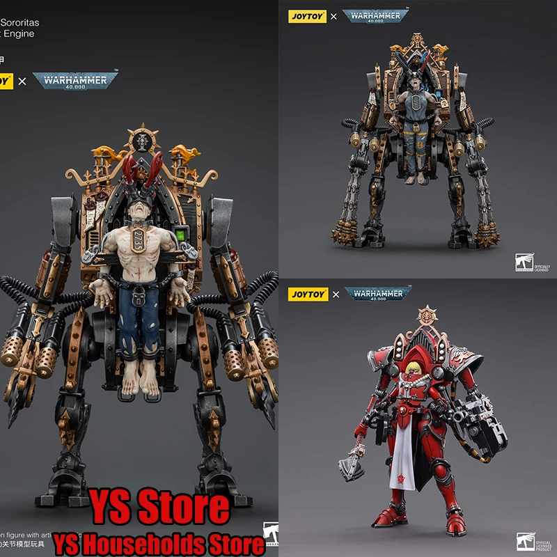 

JOYTOY Warhammer 40K 1/18 Adepta Sororitas Penitent Engine with Penitent Flails Paragon Warsuit Sister Merewal 3.75" Soldier